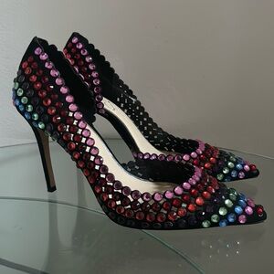 Jessica Simpson Multi-Color Studded Heels!! Size 12M